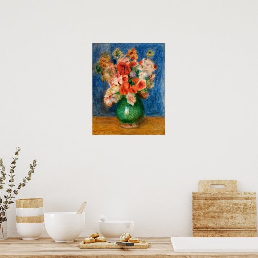 Poster Pierre-Auguste Renoir - Bouquet (Cuisine)