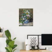 Poster Pierre-Auguste Renoir - Bouquet de printemps (Bureau à domicile)
