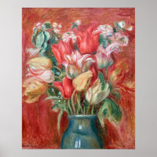 Poster Pierre-Auguste Renoir - Bouquet de tulipes