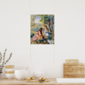 Poster Pierre-Auguste Renoir - Dans la prairie (Cuisine)