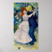 Poster Pierre-Auguste Renoir - Danse à Bougival (Devant)