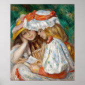 Poster Pierre-Auguste Renoir - Deux Filles Lecture (Devant)