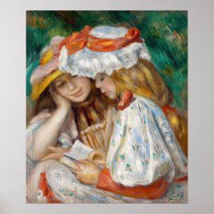 Poster Pierre-Auguste Renoir - Deux Filles Lecture