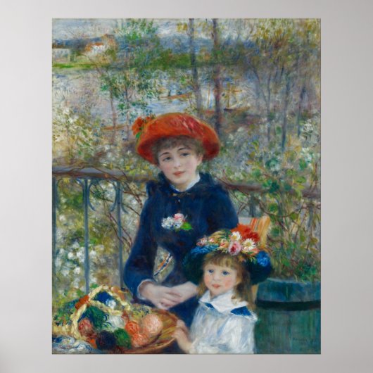 Poster Pierre-Auguste Renoir - Deux Sœurs (Devant)