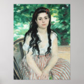 Poster Pierre-Auguste Renoir Été 1868 Peinture Art (Devant)