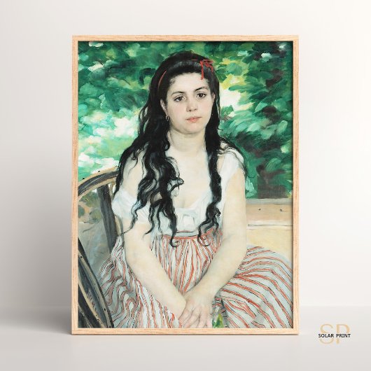 Poster Pierre-Auguste Renoir Été 1868 Peinture Art