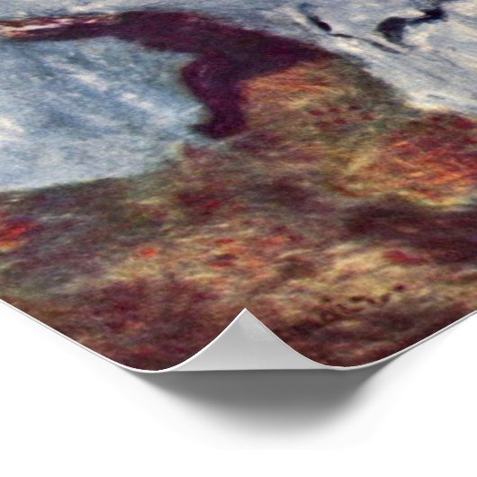 Poster Pierre-Auguste Renoir - Femme au piano (Coin)