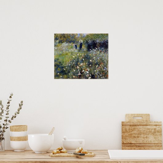 Poster Pierre-Auguste Renoir Femme avec parasol (Cuisine)