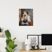 Poster Pierre-Auguste Renoir - Femme avec une lettre (Bureau à domicile)