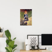 Poster Pierre-Auguste Renoir - Fille avec canne à eau (Bureau à domicile)