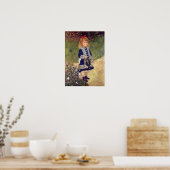 Poster Pierre-Auguste Renoir - Fille avec canne à eau (Cuisine)