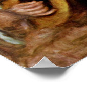 Poster Pierre-Auguste Renoir - Fille avec une mandoline (Coin)