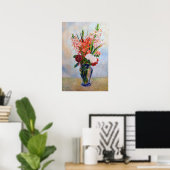 Poster Pierre-Auguste Renoir - Glaïeuls (Bureau à domicile)