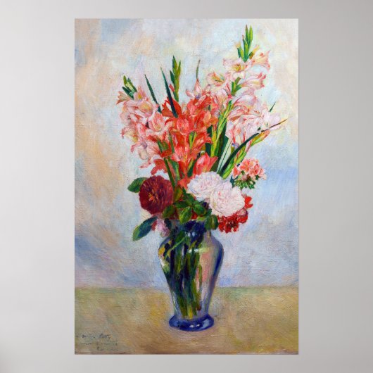 Poster Pierre-Auguste Renoir - Glaïeuls (Devant)