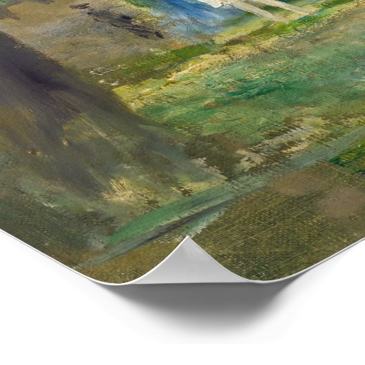 Poster Pierre-Auguste Renoir - La fête à Saint-Cloud (Coin)