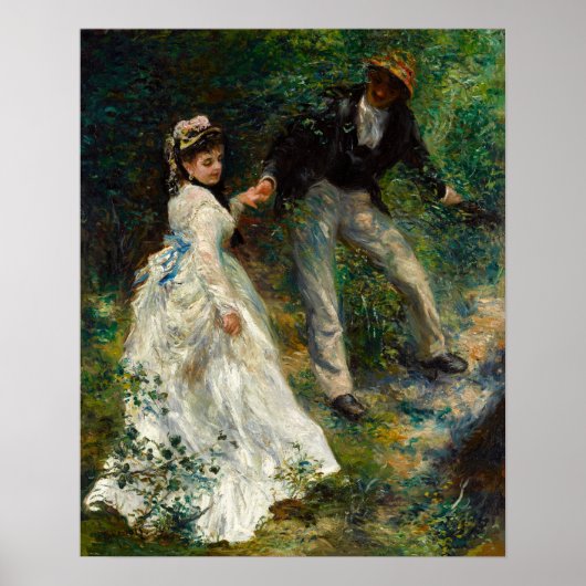 Poster Pierre-Auguste Renoir - La Promenade (Devant)