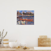 Poster Pierre-Auguste Renoir - La Seine à Argenteuil (Cuisine)