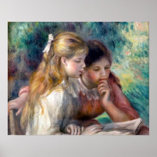 Poster Pierre-Auguste Renoir - Lecture (Devant)