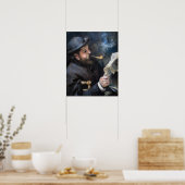 Poster Pierre-Auguste Renoir - Lecture Claude Monet (Cuisine)