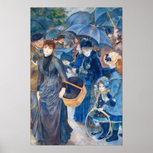 Poster Pierre-Auguste Renoir - Les Parapluies