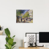 Poster Pierre-Auguste Renoir - Paris, Grands Boulevards (Bureau à domicile)