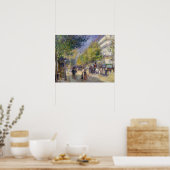 Poster Pierre-Auguste Renoir - Paris, Grands Boulevards (Cuisine)