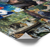 Poster Pierre-Auguste Renoir - Patchwork de chefs-d'œuvre (Coin)
