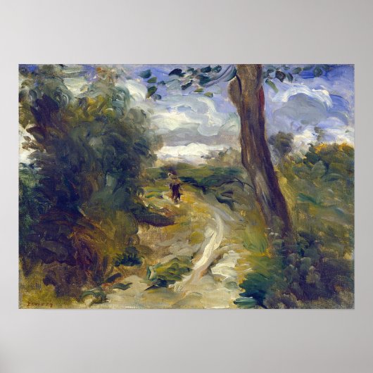 Poster Pierre-Auguste Renoir Paysage entre tempêtes (Devant)