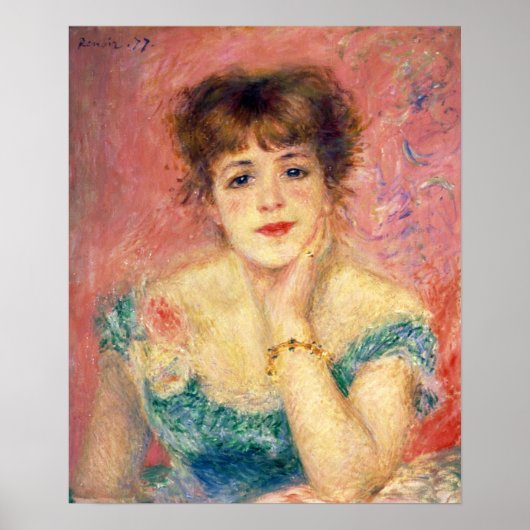 Poster Pierre-Auguste Renoir Portrait de Jeanne Samary (Devant)