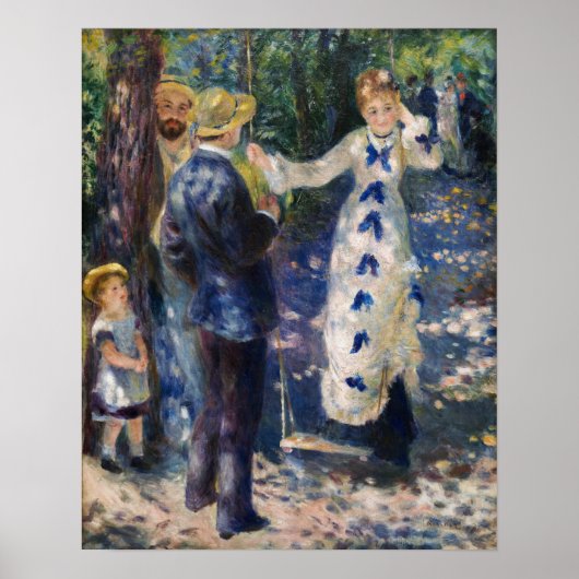 Poster Pierre-Auguste Renoir - The Swing (Devant)
