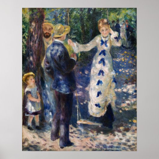 Poster Pierre-Auguste Renoir - The Swing (Devant)