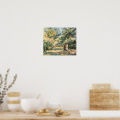 Poster Pierre-Auguste Renoir - Un jardin à Montmartre (Cuisine)