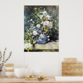 Poster Pierre-Auguste Renoir, Vase des fleurs (Cuisine)