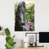 Poster Pierre commémorative bouddhiste (Bureau à domicile)