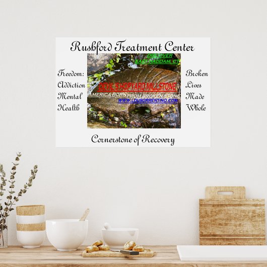 Poster Pierre de cornerie de la récupération (Cuisine)