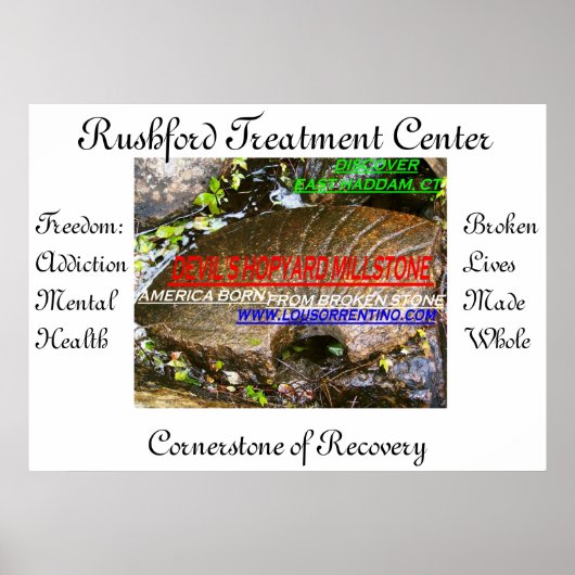 Poster Pierre de cornerie de la récupération (Devant)