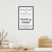 Poster Pierre de Fermat (Cuisine)