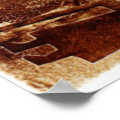 Poster Pierre de garde et symboles (Coin)