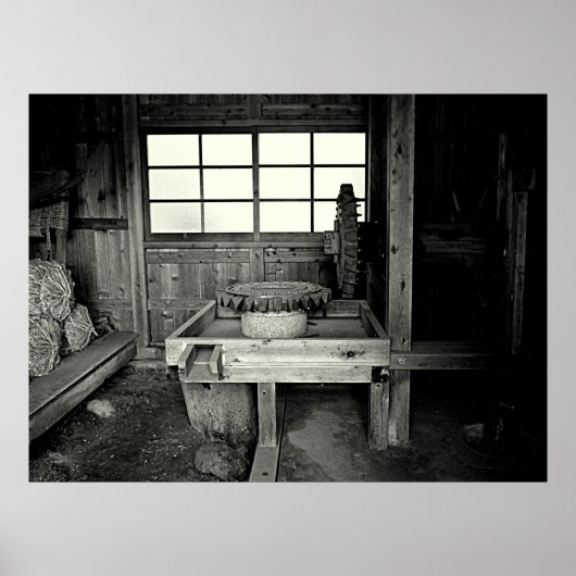 Poster Pierre de moulage (Devant)