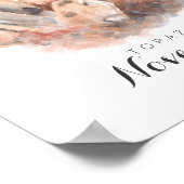 Poster Pierre de naissance de novembre - Aquarelle de Top (Coin)