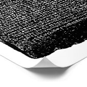 Poster Pierre de Rosetta stèle de granodiorite égyptienne (Coin)