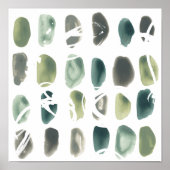 Poster Pierre de rune - Vert (Devant)