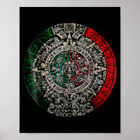 Pierre de soleil du calendrier aztèque Art mexicai