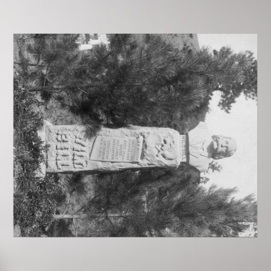 Poster Pierre de tête de Wild Bill Hickock's Grave Photog (Devant)