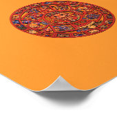 Poster Pierre du calendrier aztèque - affiche/estampe (Coin)