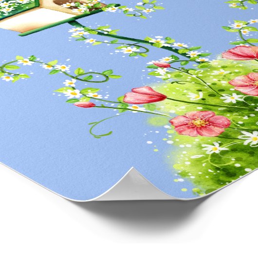 Poster Pierre Lapin dans son jardin  (Coin)