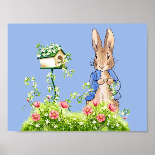 Poster Pierre Lapin dans son jardin (Devant)