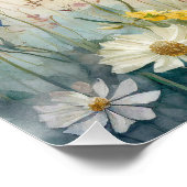 Poster Pierre le lapin bleu veste avec ballons (Coin)