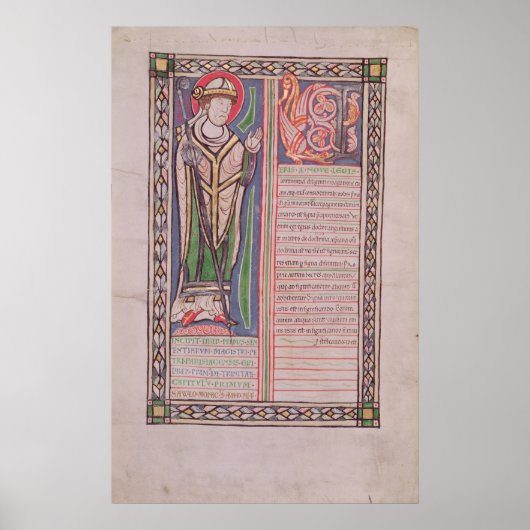 Poster Pierre Lombard Evêque de Paris (Devant)