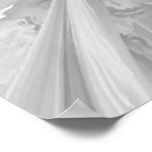 Poster Pierre noire et Marbre blanc Ying Yang (Coin)